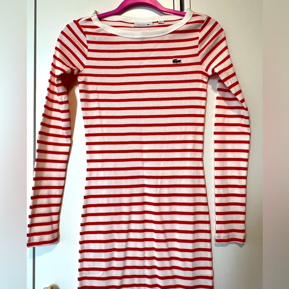 Lacoste Stripe Dress - Picture 1 of 5
